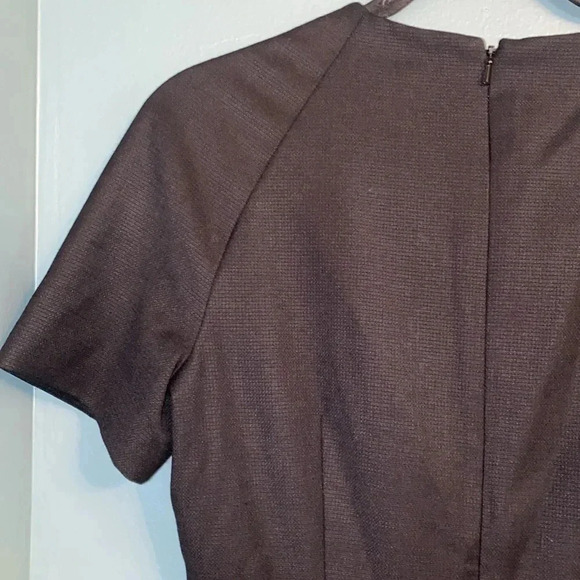 Reiss black wool blend short sleeve dress - size 6 - great condtion - cut outs - Picture 9 of 10